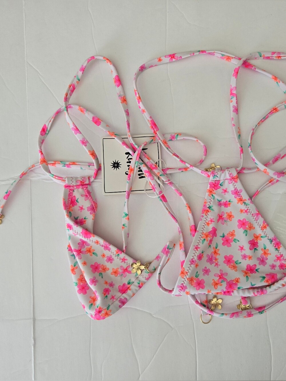 Kulani Kinis Halter Bralette Bikini Top - Picture 5 of 10